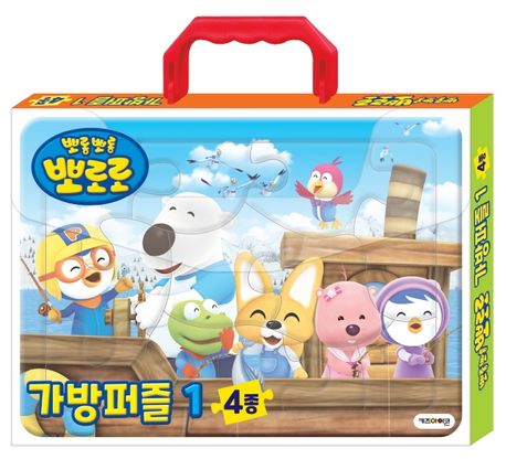 뽀롱뽀롱 뽀로로 가방퍼즐 1(4종)(2021) (12,15,24,30조각) 이미지