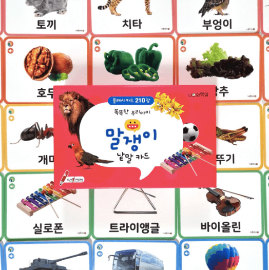 말쟁이 낱말카드 이미지