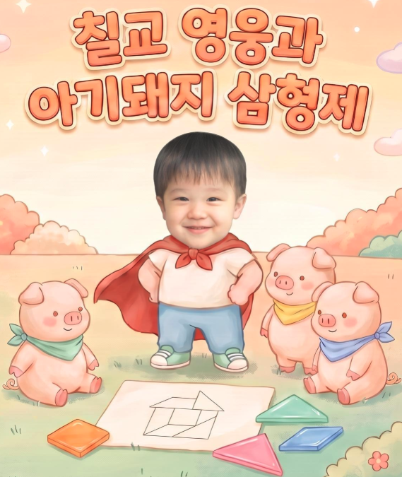 칠교 영웅과 아기돼지 삼형제 이미지