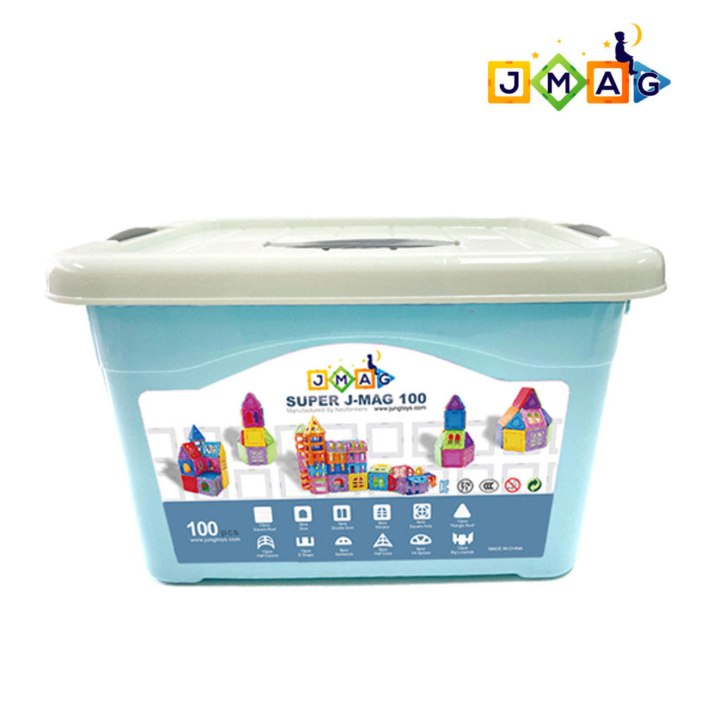 슈퍼 제이맥 기하&테마 자석블럭 100pcs 이미지