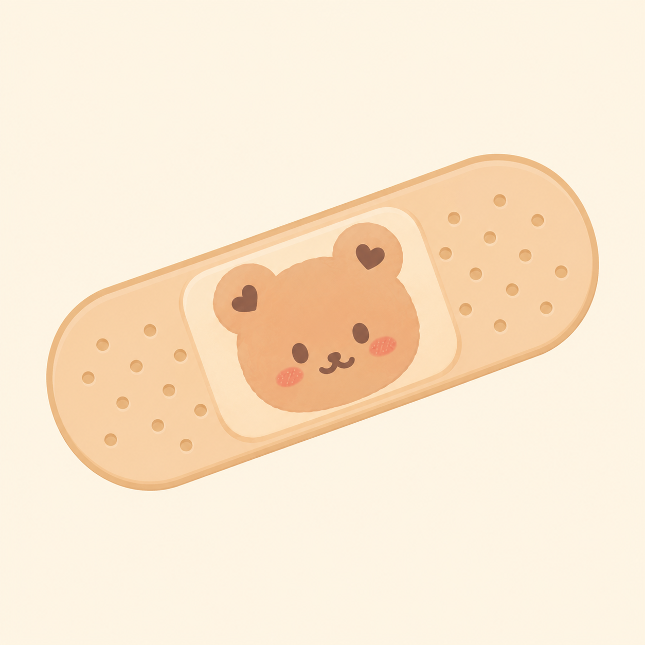 아기곰 반창고 이미지