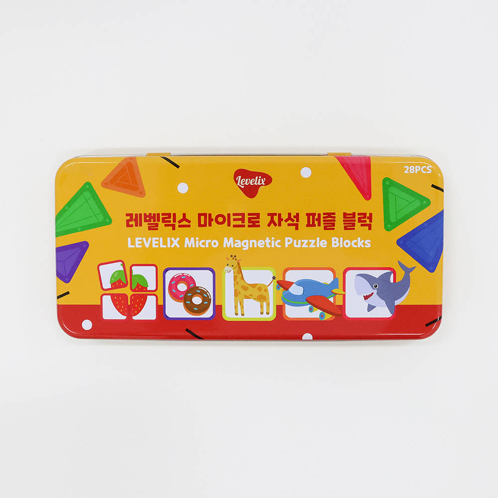 레벨릭스 마이크로 자석 28pcs+퍼즐 16종 카드뉴스 0