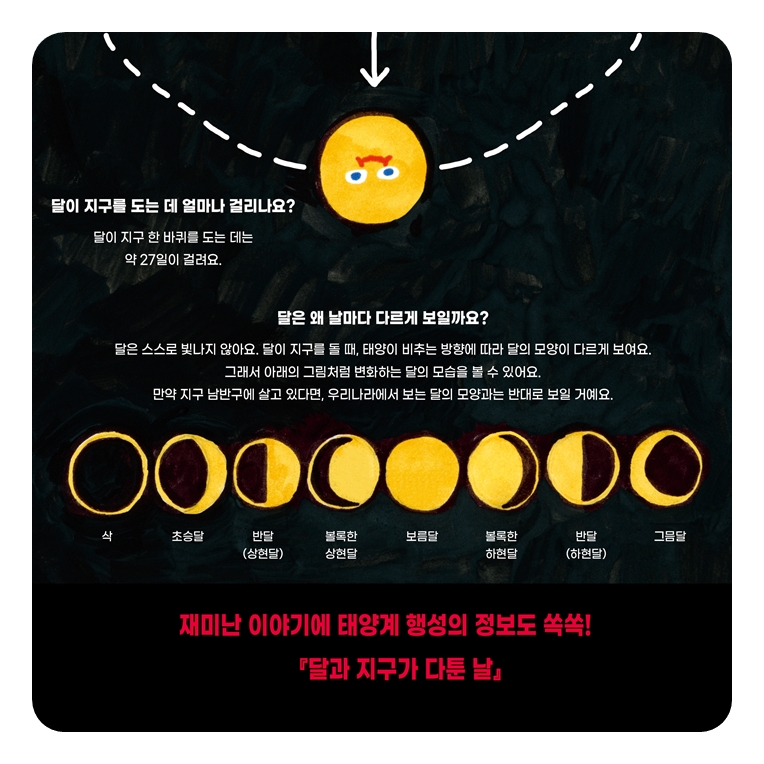 달과 지구가 다툰 날 카드뉴스 9