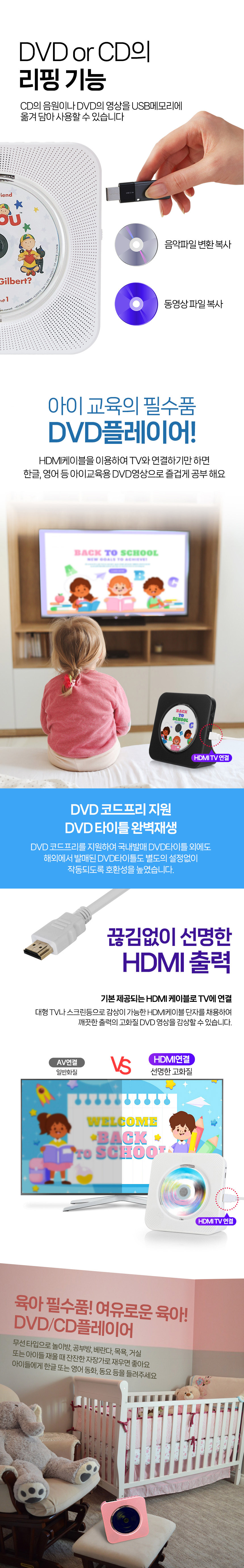 CD&DVD 플레이어 SDV100 상세 이미지 3