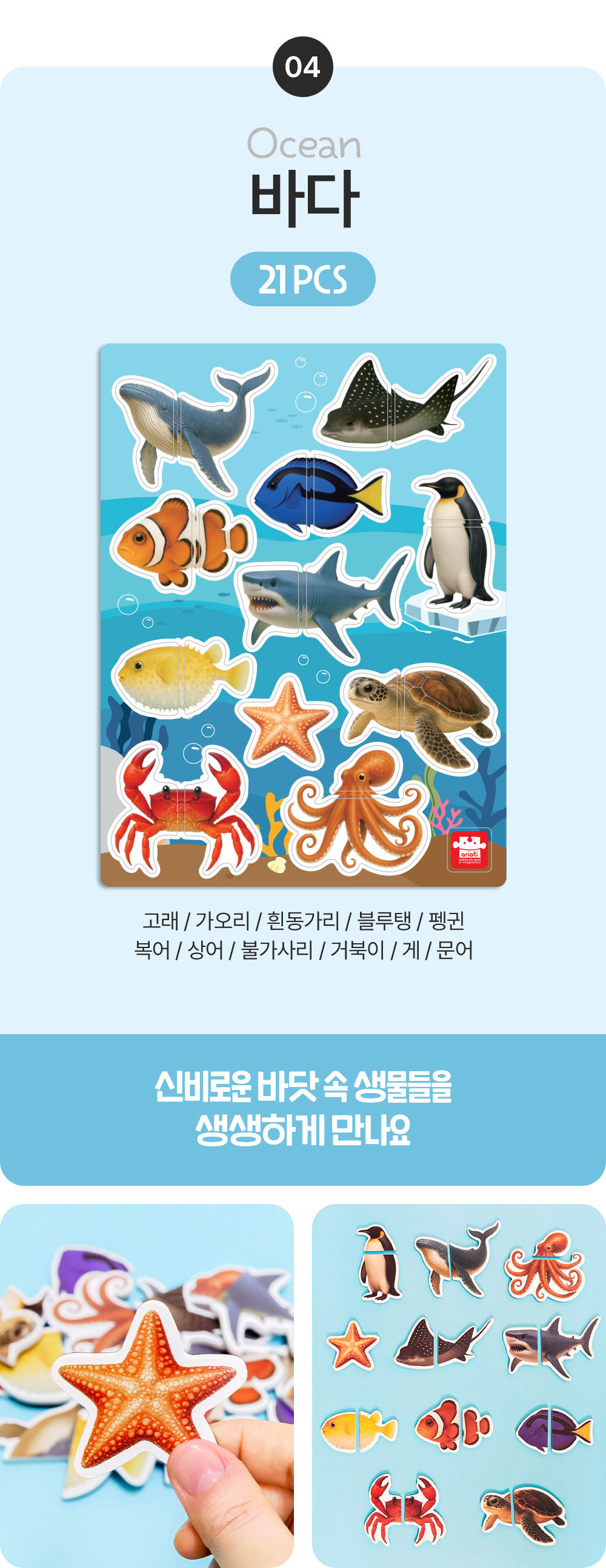 실사/그림 자석 퍼즐 세트 상세 이미지 8